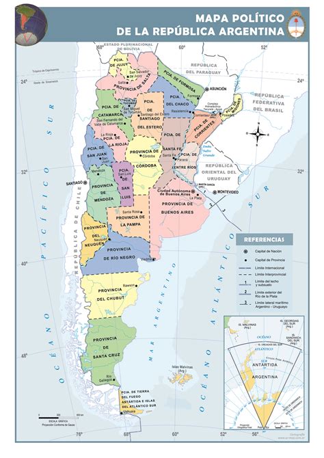 argentina mapa politico